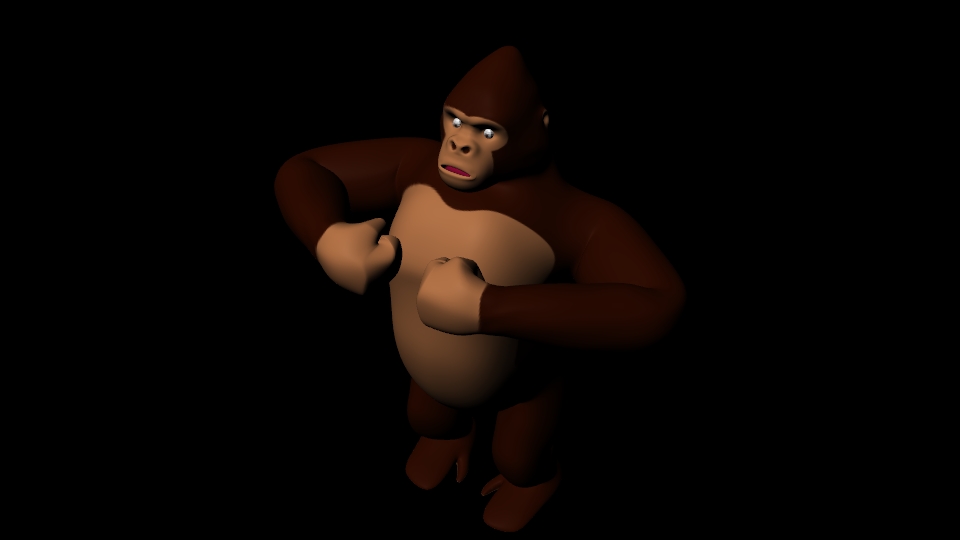 3D Modeling Gorilla
